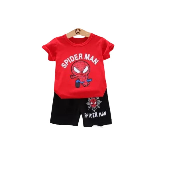 Spider Hero Kids T-Shirt & Shorts Set